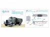 Quinta Studio QD35107 Mercedes-Benz L3000 3D-Printed & coloured Interior on decal paper (ICM) 1/35